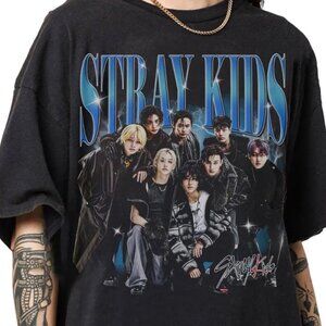 Vintage 90s Bootleg Style Stray kids T-Shirt, Retro Stray Kids T-shirt